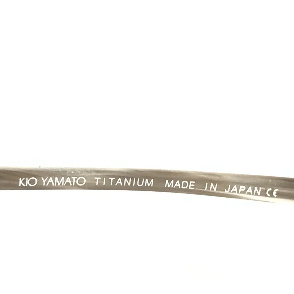 Kio Yamato KT-248 Eyeglasses Frames Gray Silver Rectangular Full Rim 54-17-131